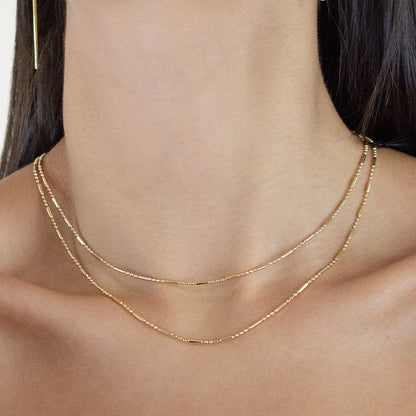 Shape of You Necklace in gold by Splash