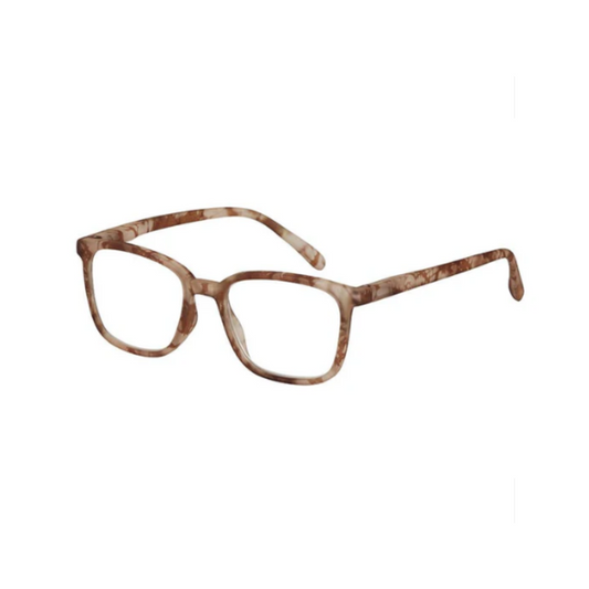 Blakely Reading Glasses: Brown / +2.25