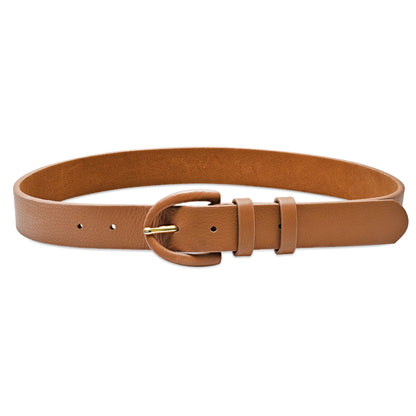 Westwood Leather Belt in caramel by Laurel & Gold