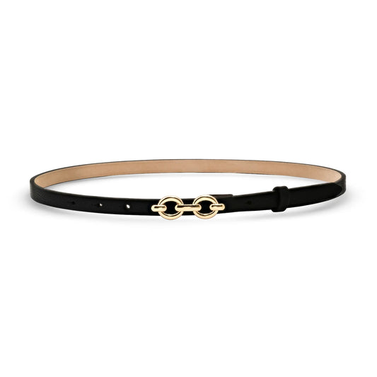 Formosa Belt in black/gold by Laurel & Gold