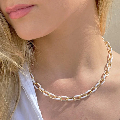 Summer on My Mind Necklace in white by Splash