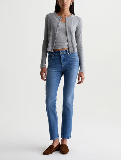 Mari Mid Rise Slim Straight Jean in bass by AG