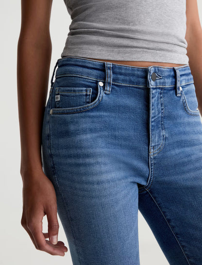 Mari Mid Rise Slim Straight Jean in bass by AG