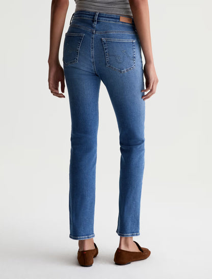 Mari Mid Rise Slim Straight Jean in bass by AG
