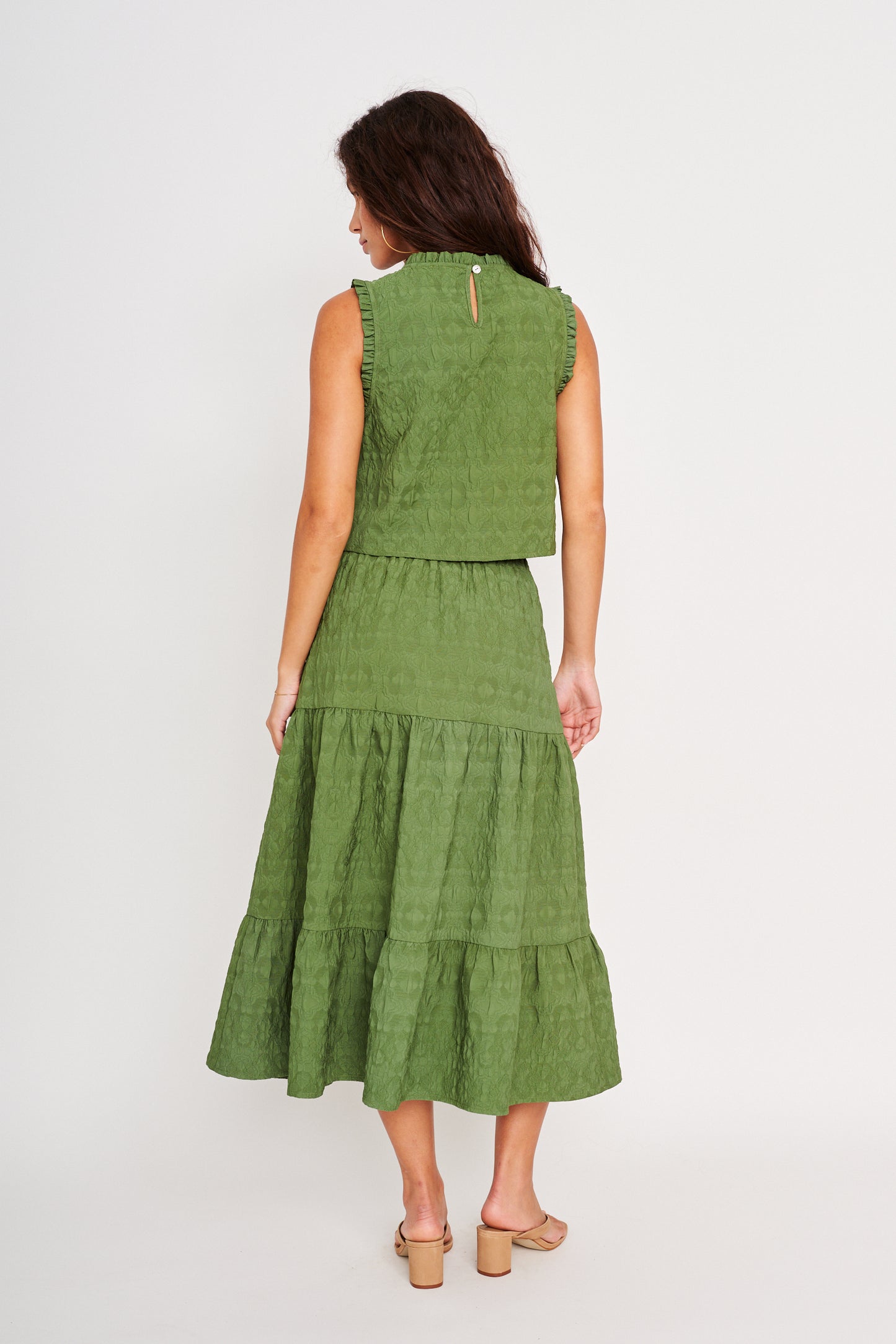 Aviana Top in green by dRA