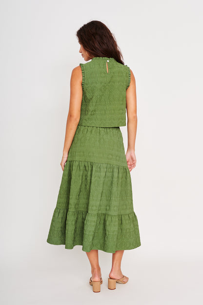 Aviana Top in green by dRA