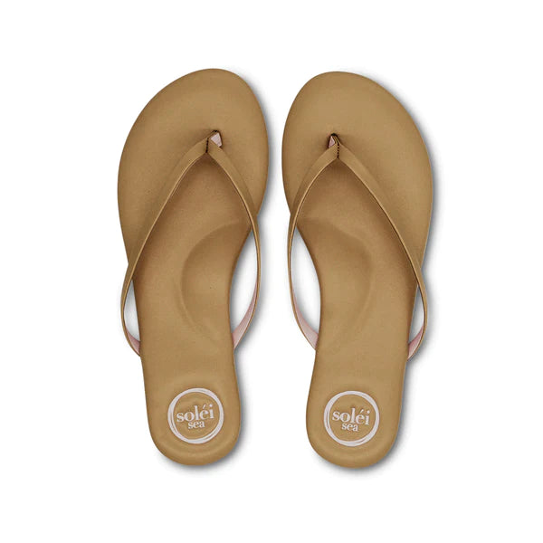 Thong Flip Flop in nude by Solei Sea Shoes – SavVy
