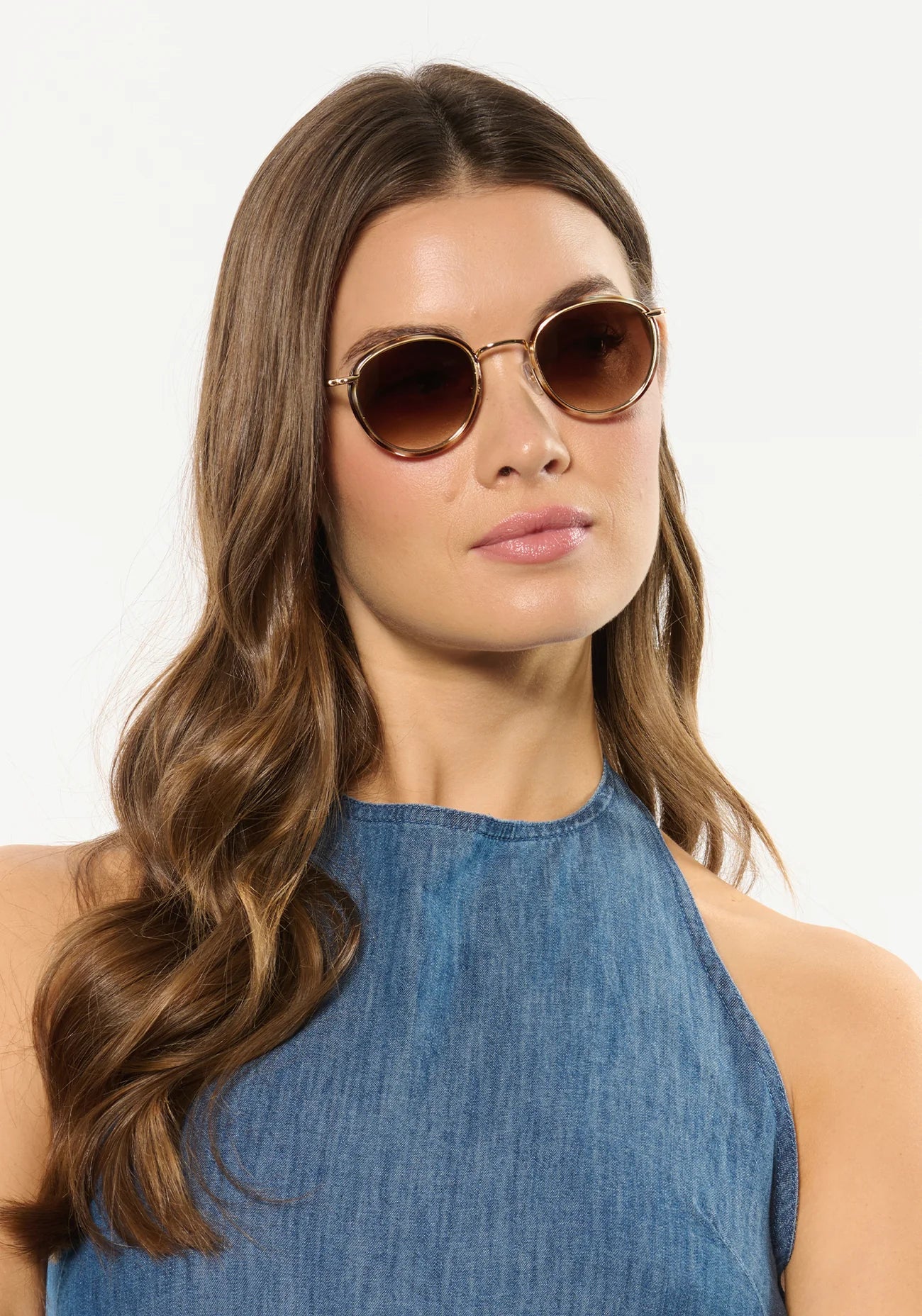 Tate in Aquamarine Tortoise 18K by Krewe