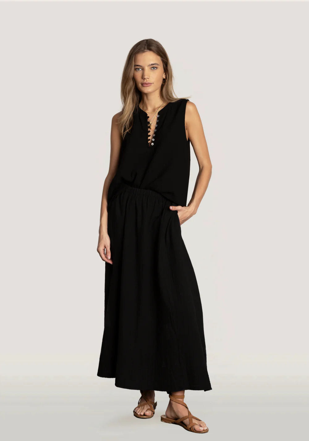 Tenley Skirt in Black by Dylan