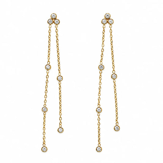 Truly Madly Deeply Earrings in gold by Splash