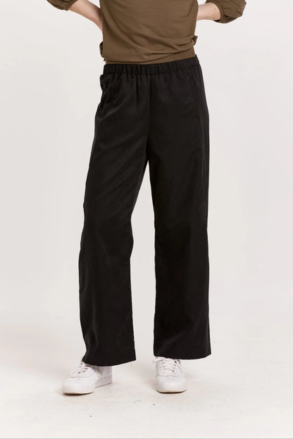 VIP【送料関税込】CELINE COTTON WIDE-LEG TROUSERS Paris Wide Leg Pant in black by Another Love – SavVy