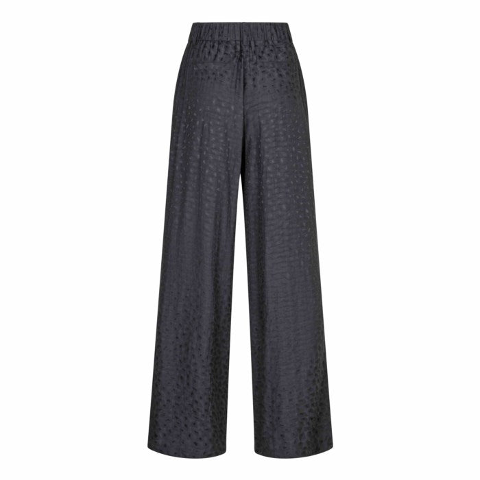 Animal Print Trousers in charcoal by Esqualo