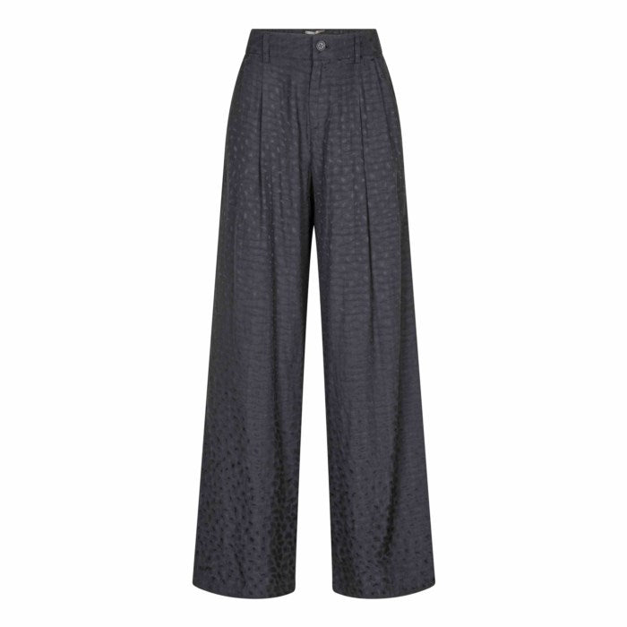 Animal Print Trousers in charcoal by Esqualo