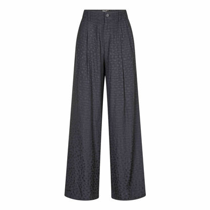 Animal Print Trousers in charcoal by Esqualo