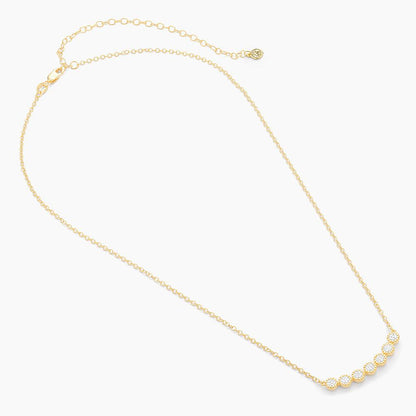 Diamond Connect Pendant Necklace in gold by Ella Stein