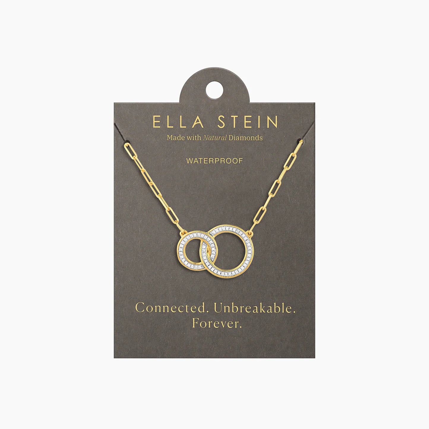 Forever Linked Pendant Necklace in gold by Ella Stein