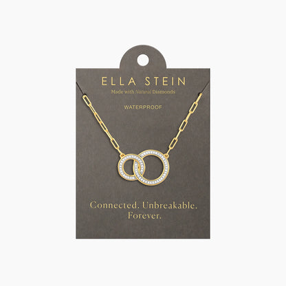Forever Linked Pendant Necklace in gold by Ella Stein