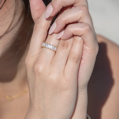 What A Girl Wants Ring in gold by Splash