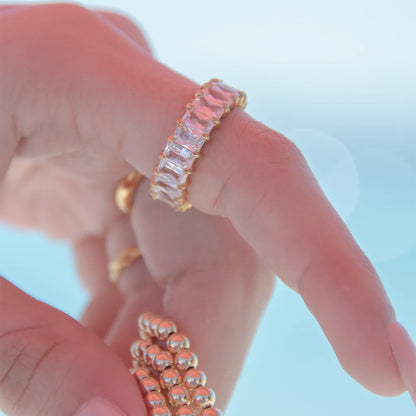 What A Girl Wants Ring in gold by Splash