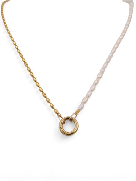 Icon Necklace in gold by Farrah B