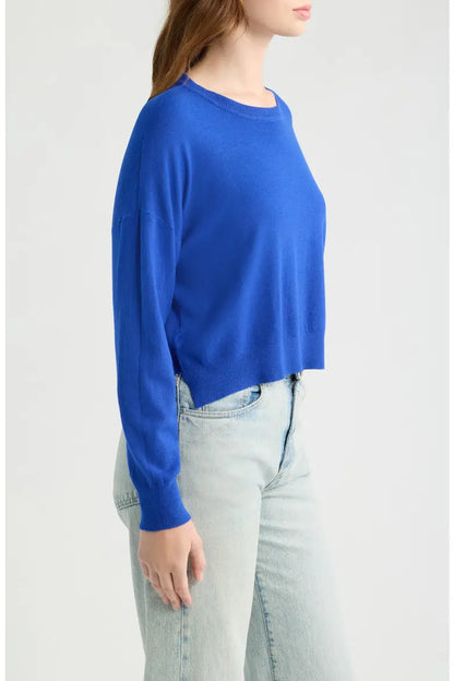 Polly Sweater in deep blue by Deluc