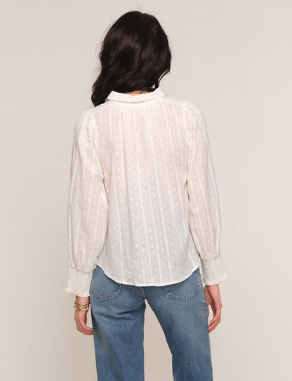 Safiya Top in eggshell by Heartloom