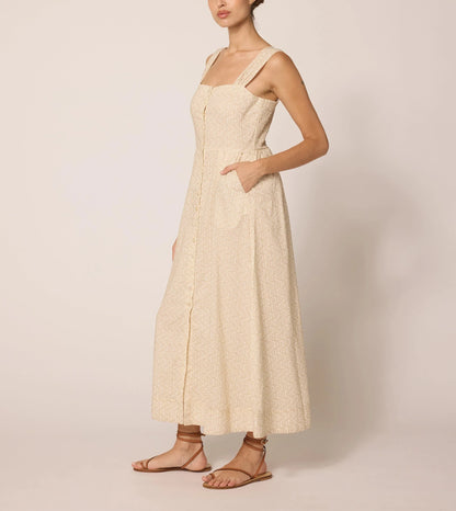 Amada Ankle Dress in Rialto Print by Cleobella