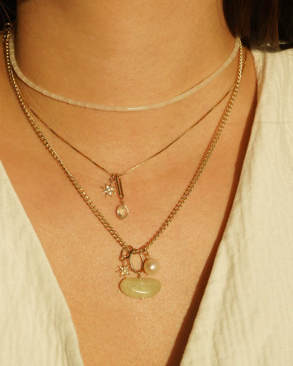 Austell Moonstone Necklace in gold by Kozakh