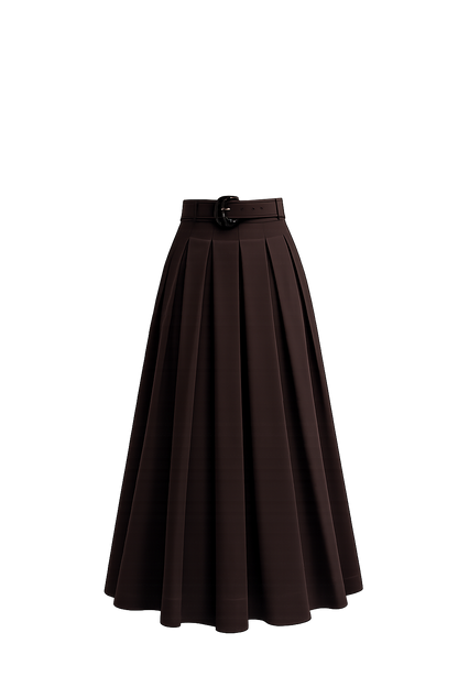 Soraia Skirt in brown by Exquise