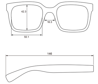 Lyla Reading Glasses: Honey / +1.50