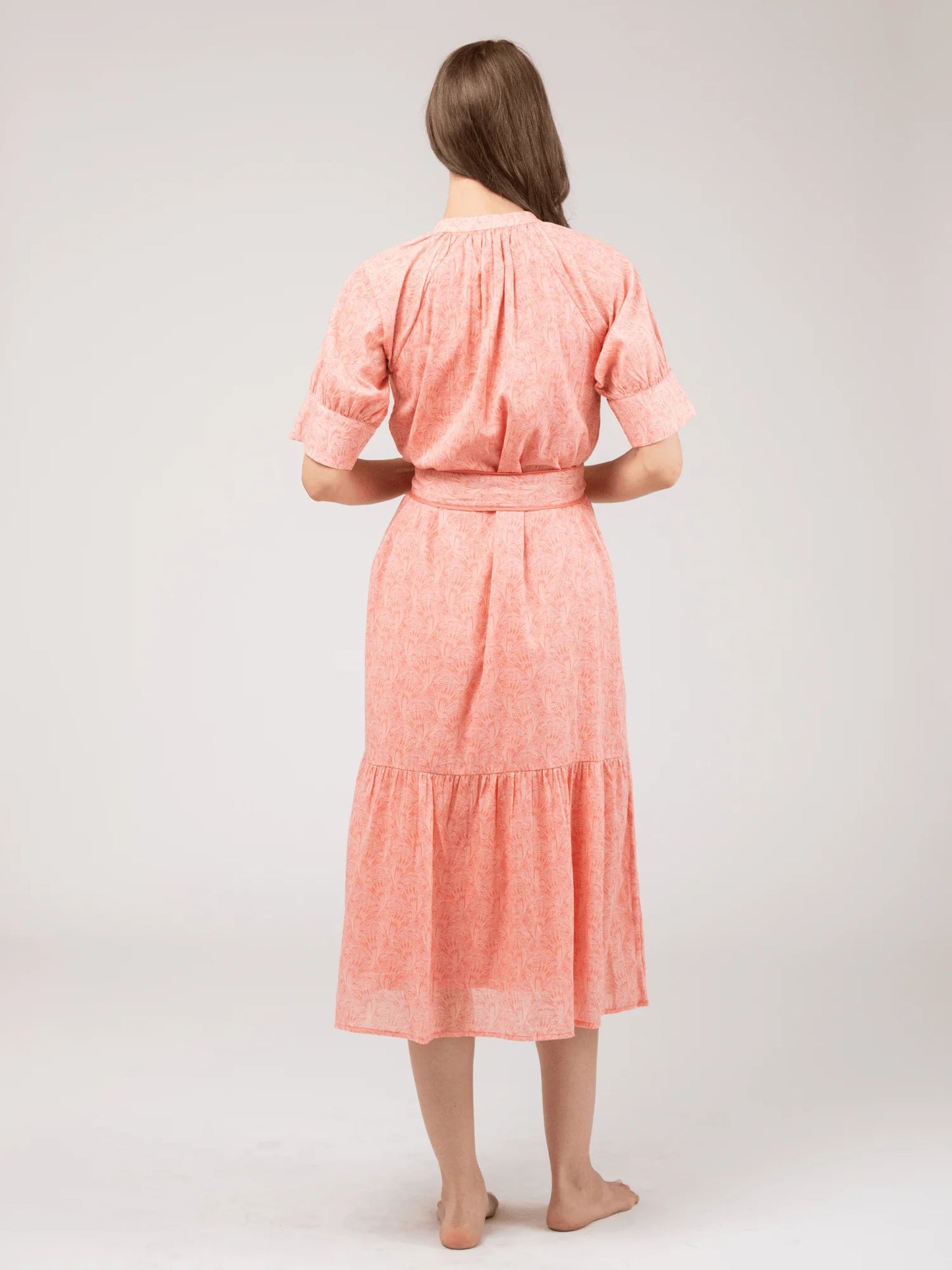 Jane Swirl Dress in pink by Beau & Ro