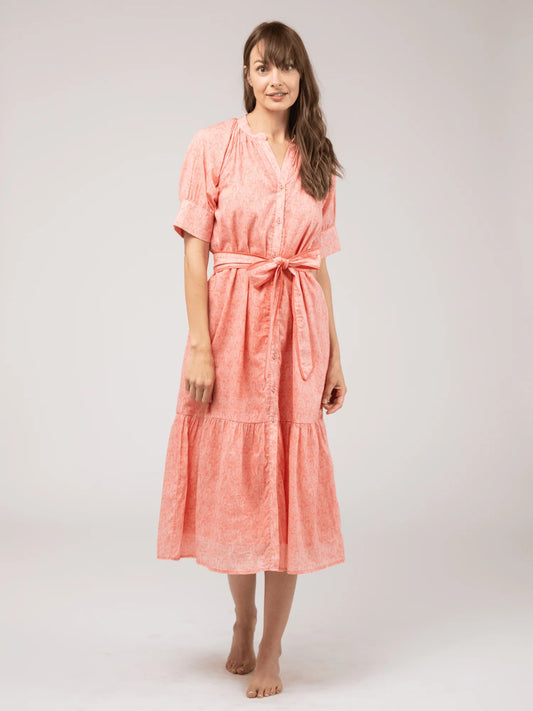 Jane Swirl Dress in pink by Beau & Ro