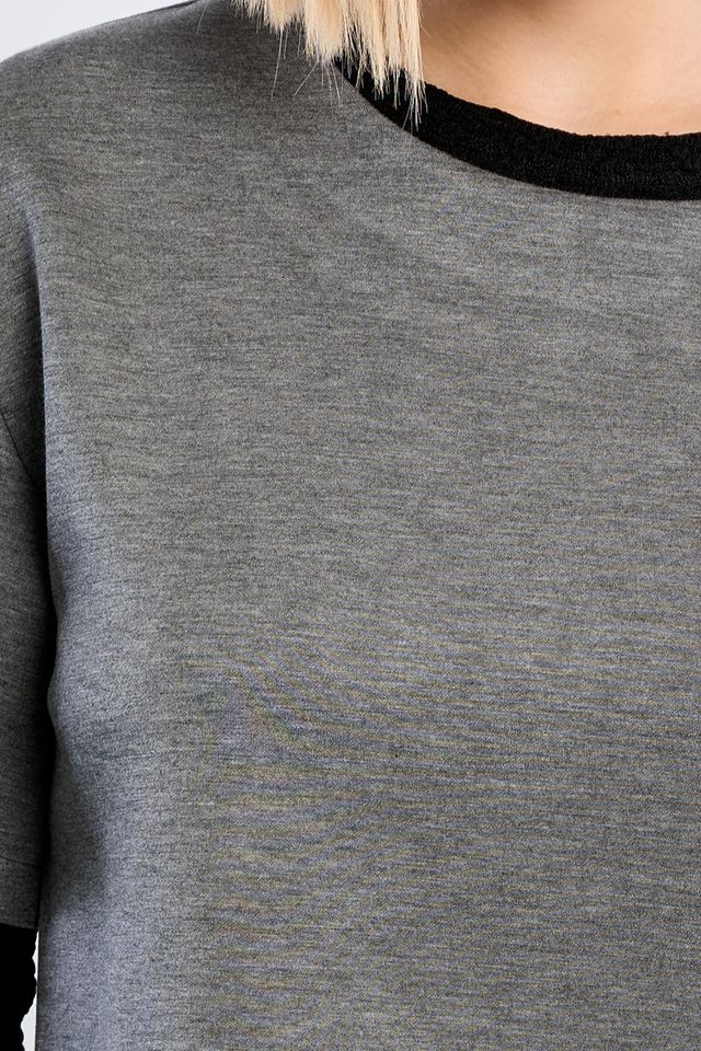 Short Sleeve T-shirt in dark grey by Molly Bracken