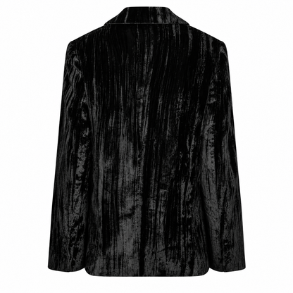 Velvet Blazer in black by Esqualo