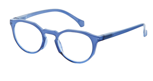 Alfie Reading Glasses: Blue / +3.00