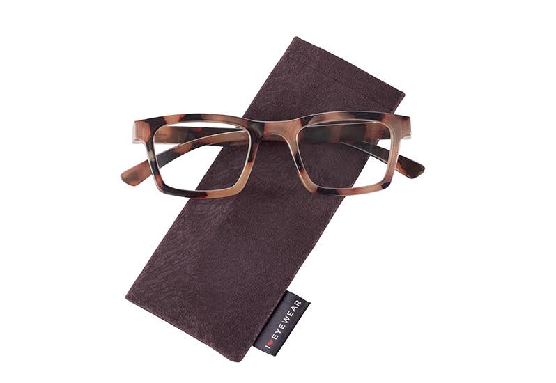 Odessa Reading Glasses: Brown / +2.0
