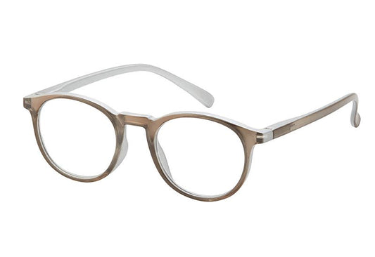 Nova Reading Glasses: Grey / +1.25