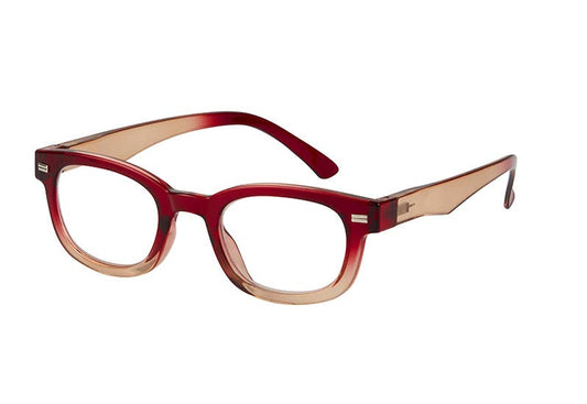 Sterling Reading Glasses: Red / +2.5