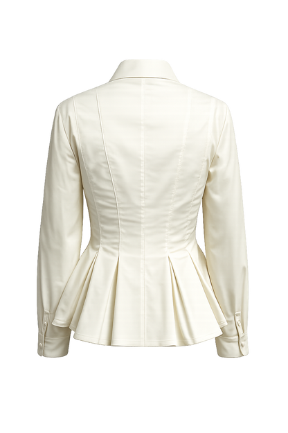 Movela Shirt in ecru by Exquise