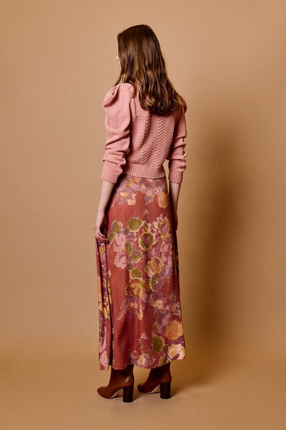 Ellis Maxi Skirt in sylvaine print by Cleobella