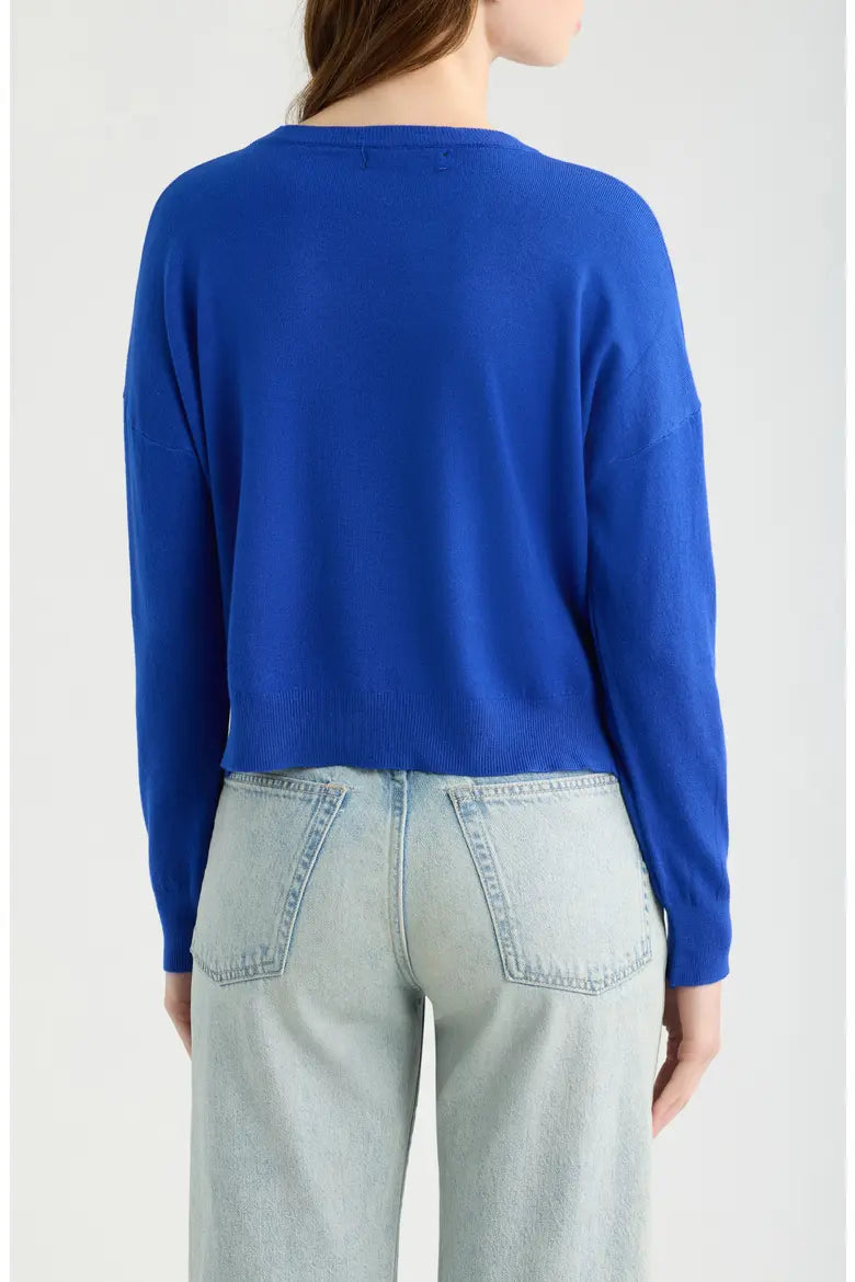 Polly Sweater in deep blue by Deluc