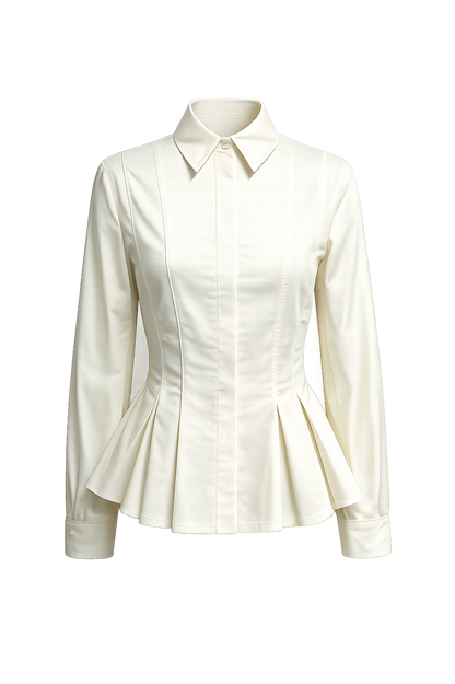 Movela Shirt in ecru by Exquise