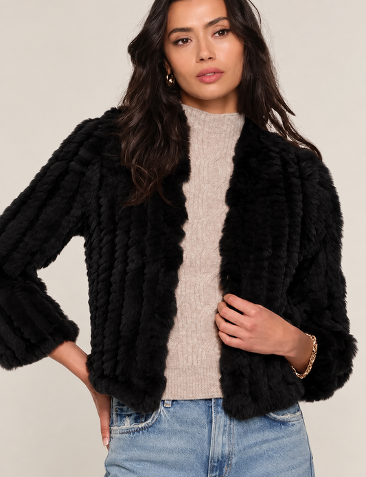 Rosa Jacket in black by Heartloom