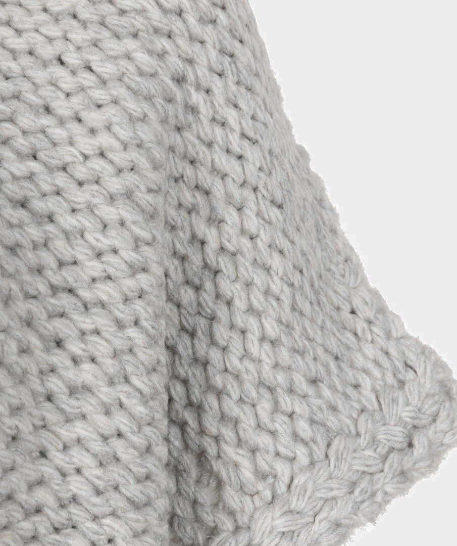 Cardigan Gilet Sweater in light grey melange by Esqualo