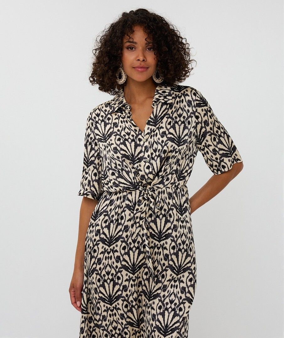 Midi Dress in city sign print by Esqualo