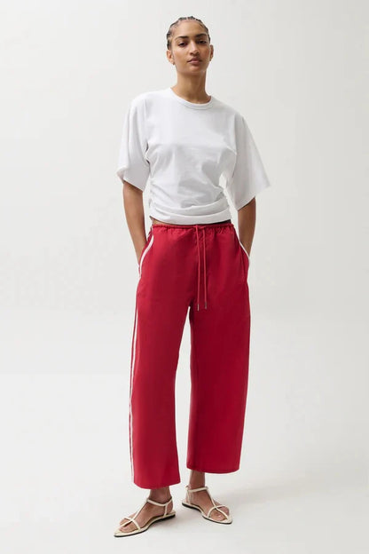 Bodie Pants in racer red by Pistola