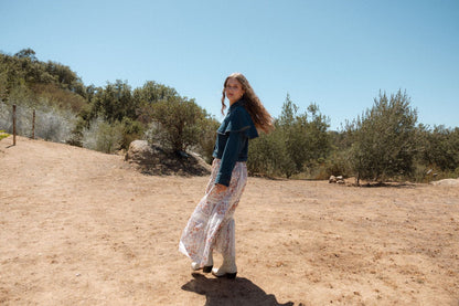 Clarke Jacket in dark denim by Cleobella