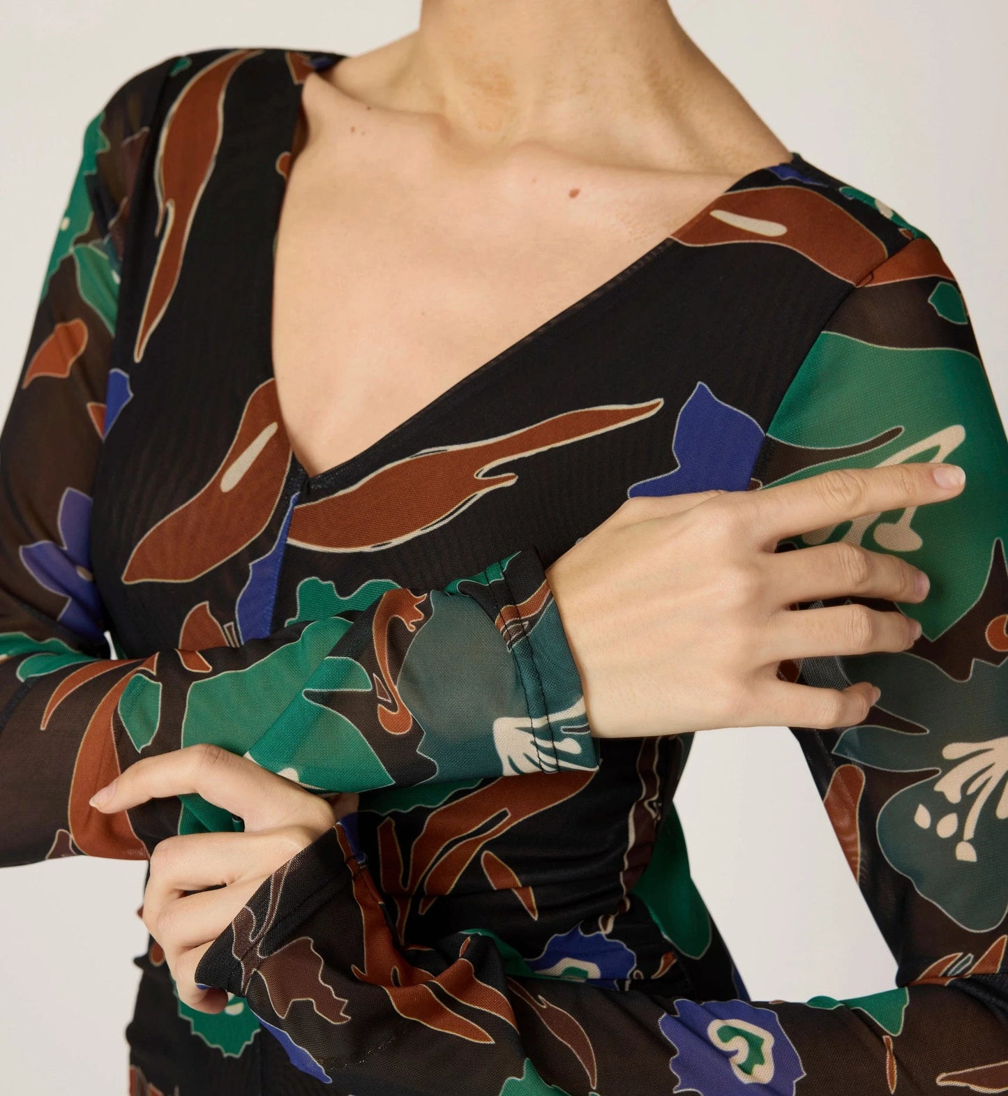 Halsey Ankle Dress in mariposa print by Cleobella