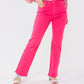 5 Pocket Straight Leg Jean in pink by Esqualo