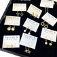 Minimalist Mini Huggies in gold by Farrah B